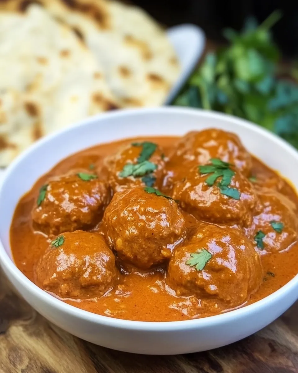 Butter Chicken Meatballs