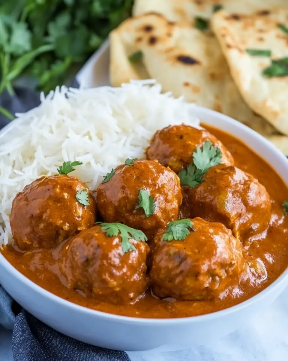 Butter Chicken Meatballs