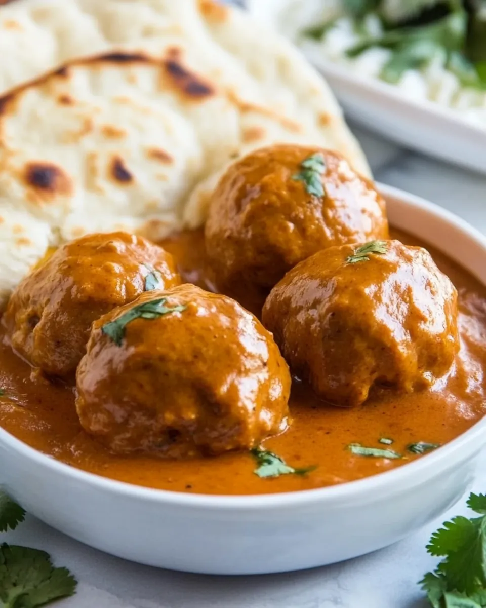 Butter Chicken Meatballs