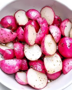 Butter Roasted Radishes