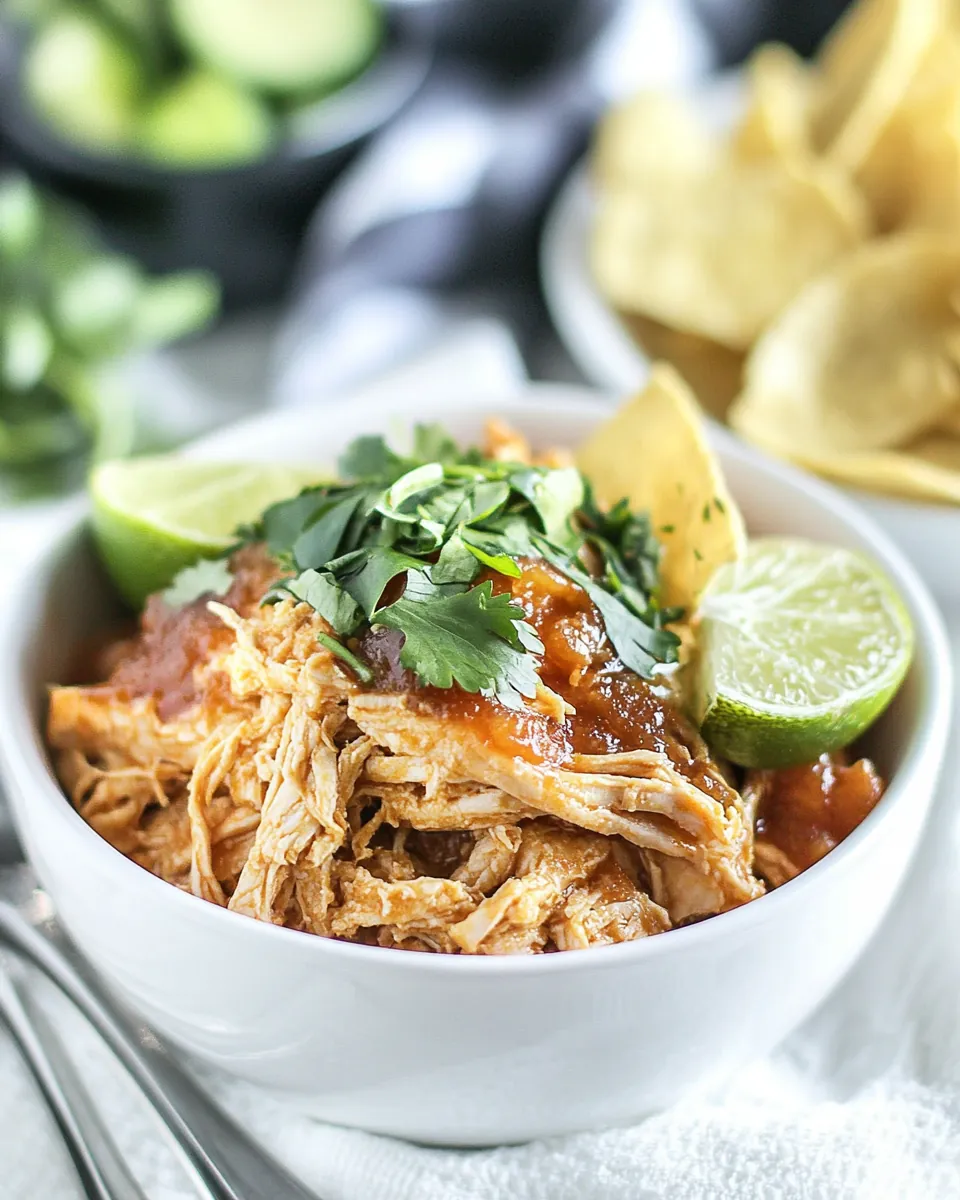 Cafe Rio Shredded Chicken
