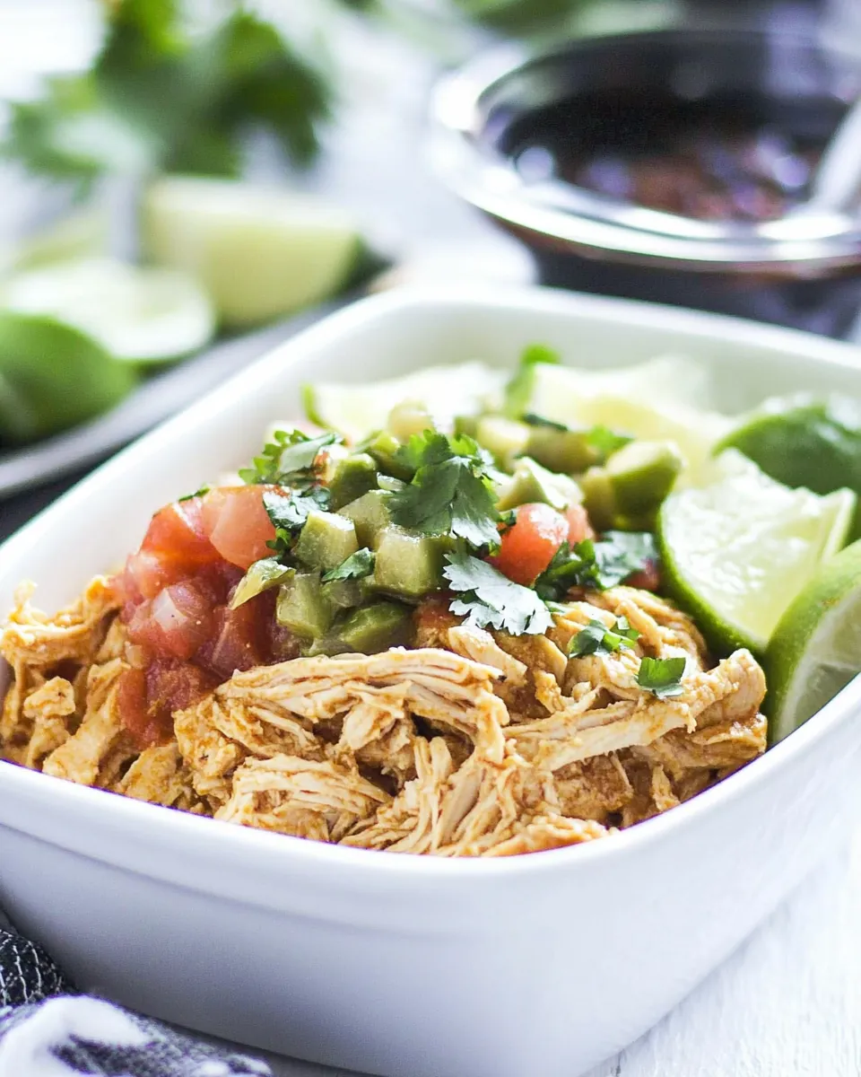 Cafe Rio Shredded Chicken
