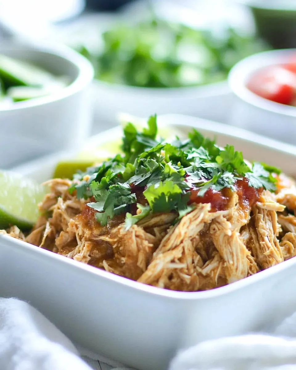 Cafe Rio Shredded Chicken