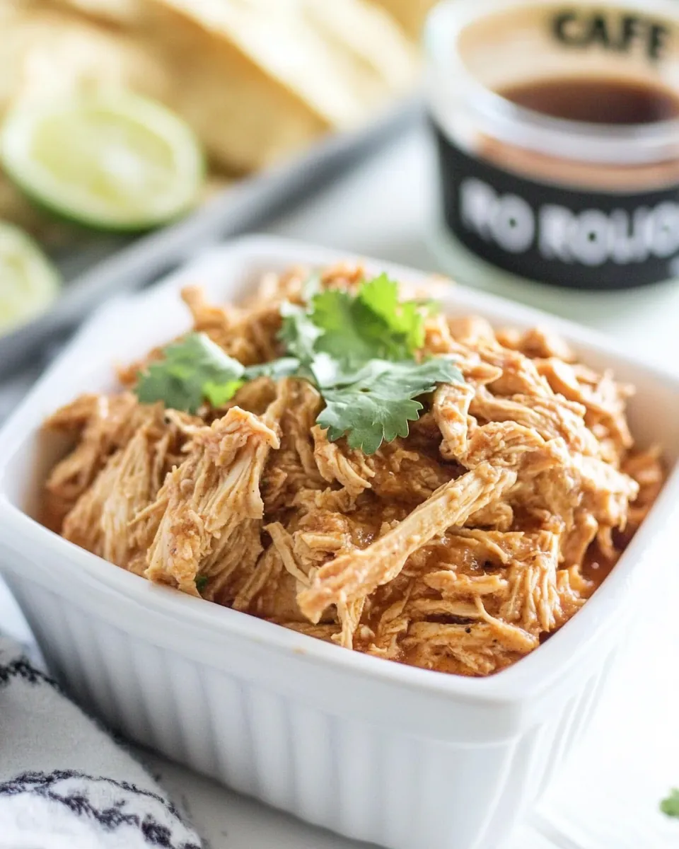Cafe Rio Shredded Chicken