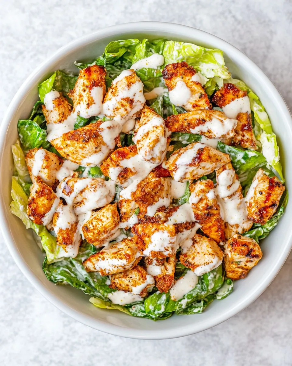 Cajun Chicken Caesar Salad