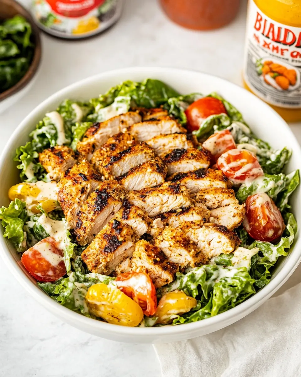 Cajun Chicken Caesar Salad