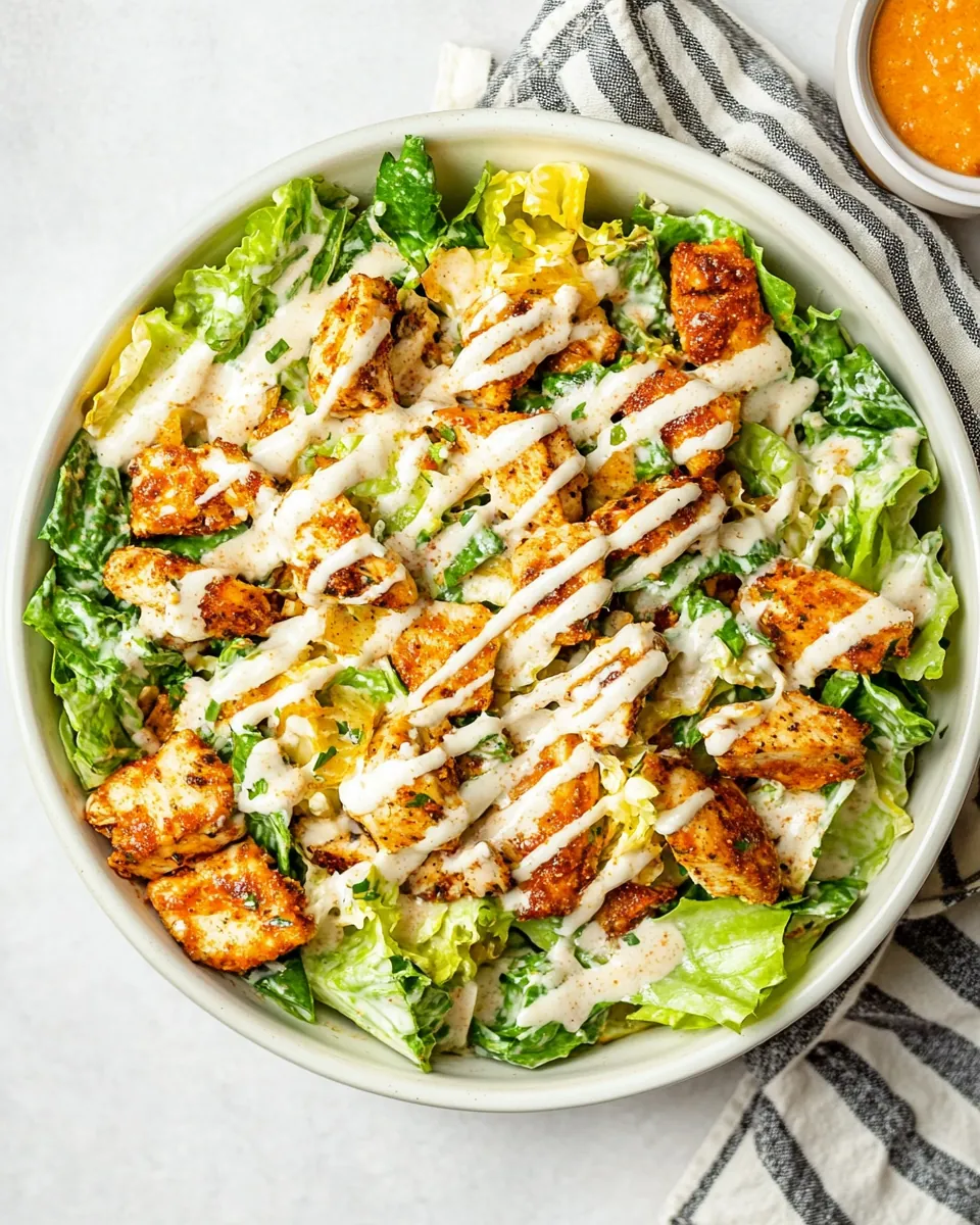 Cajun Chicken Caesar Salad