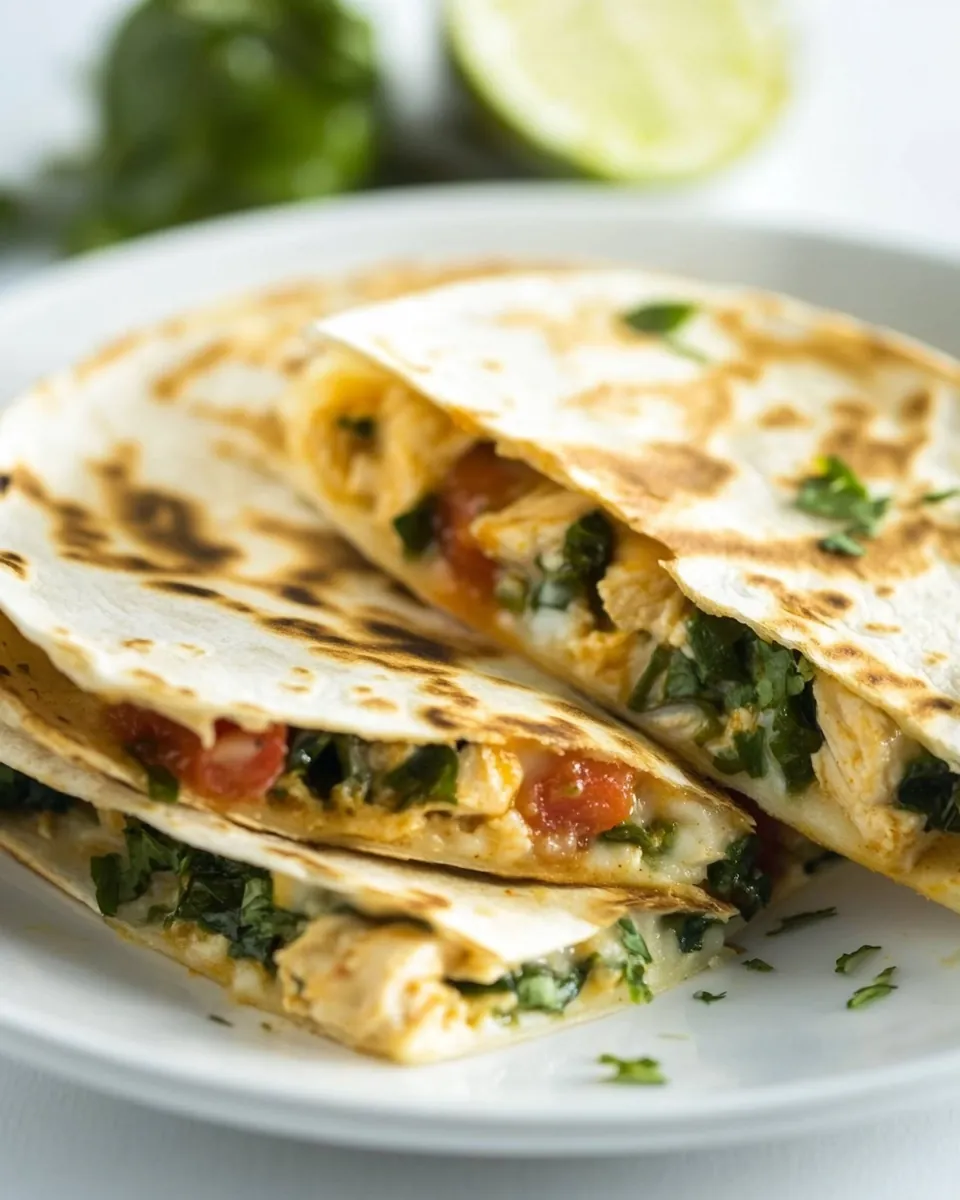 Cajun Chicken Quesadillas