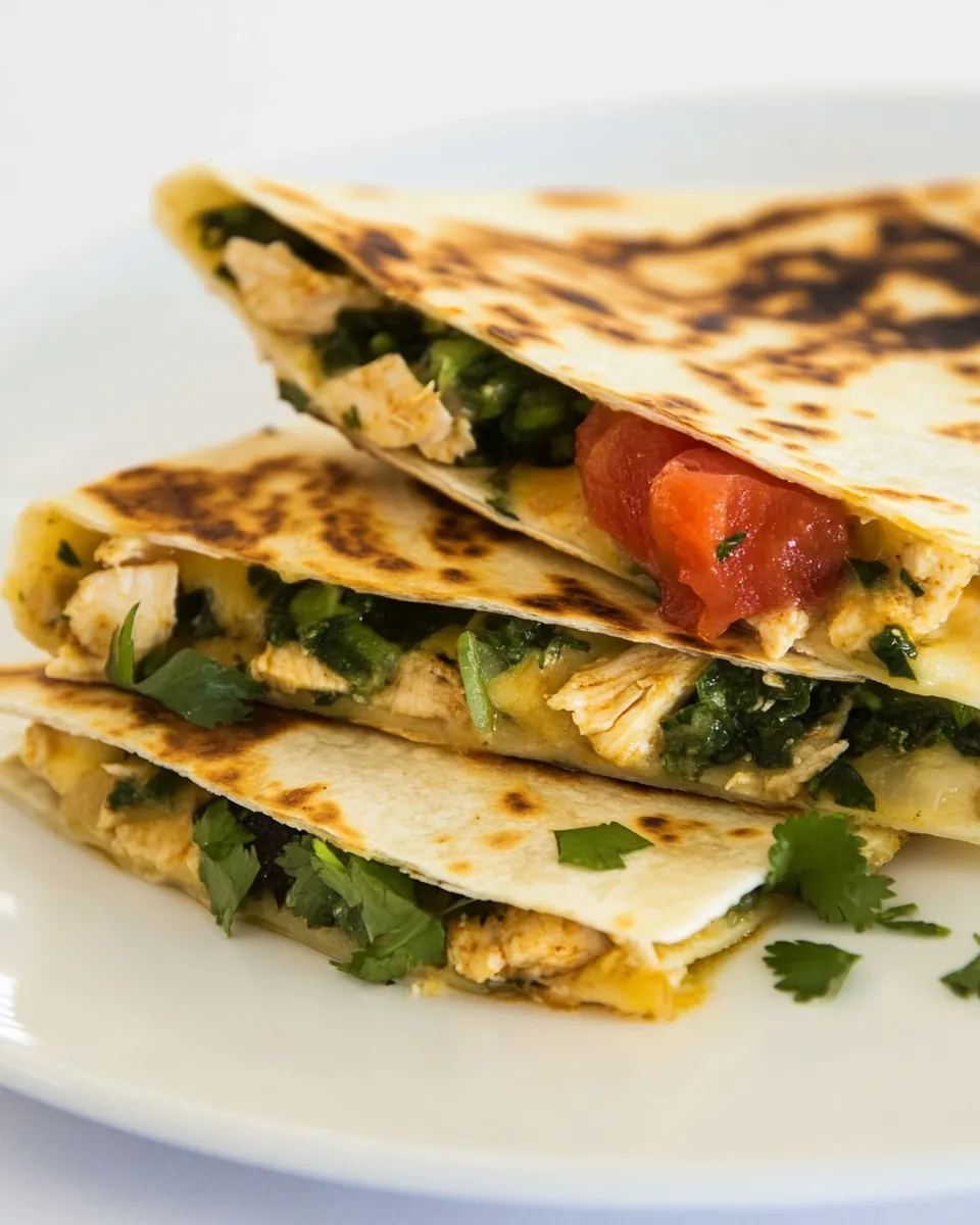 Cajun Chicken Quesadillas