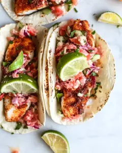 Cajun Fish Tacos