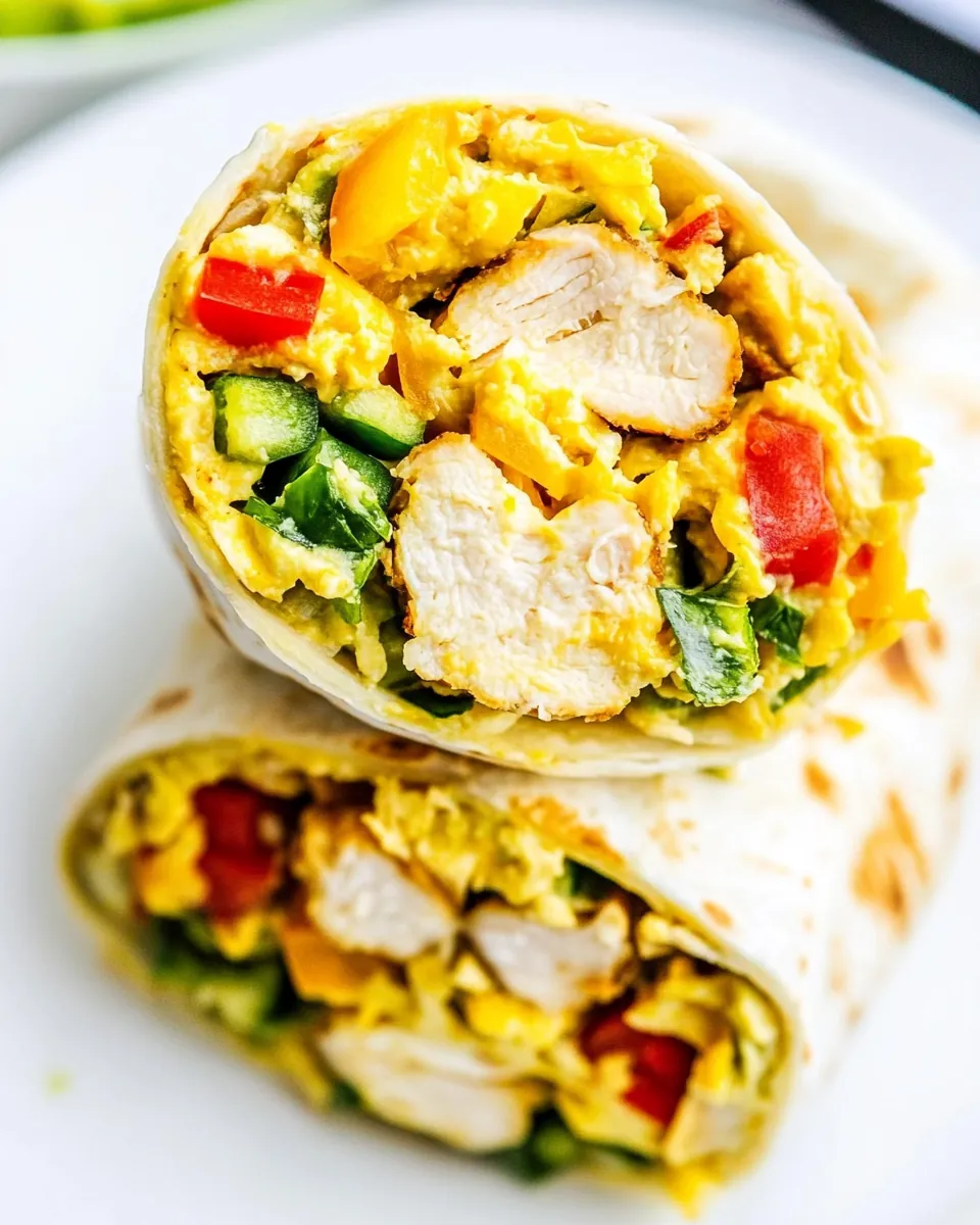 California Chicken Breakfast Burrito