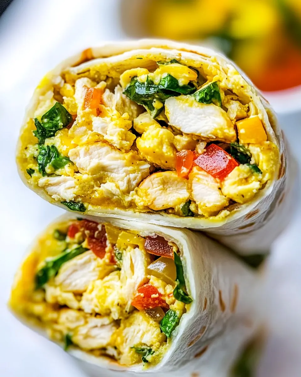 California Chicken Breakfast Burrito