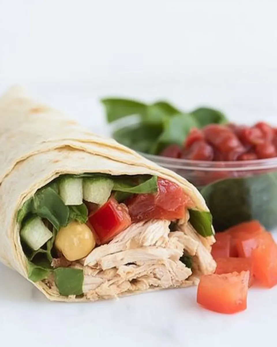 Canned Chicken Wrap