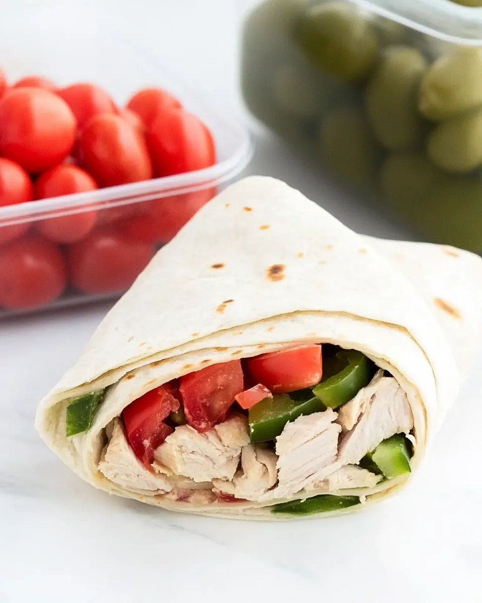 Canned Chicken Wrap