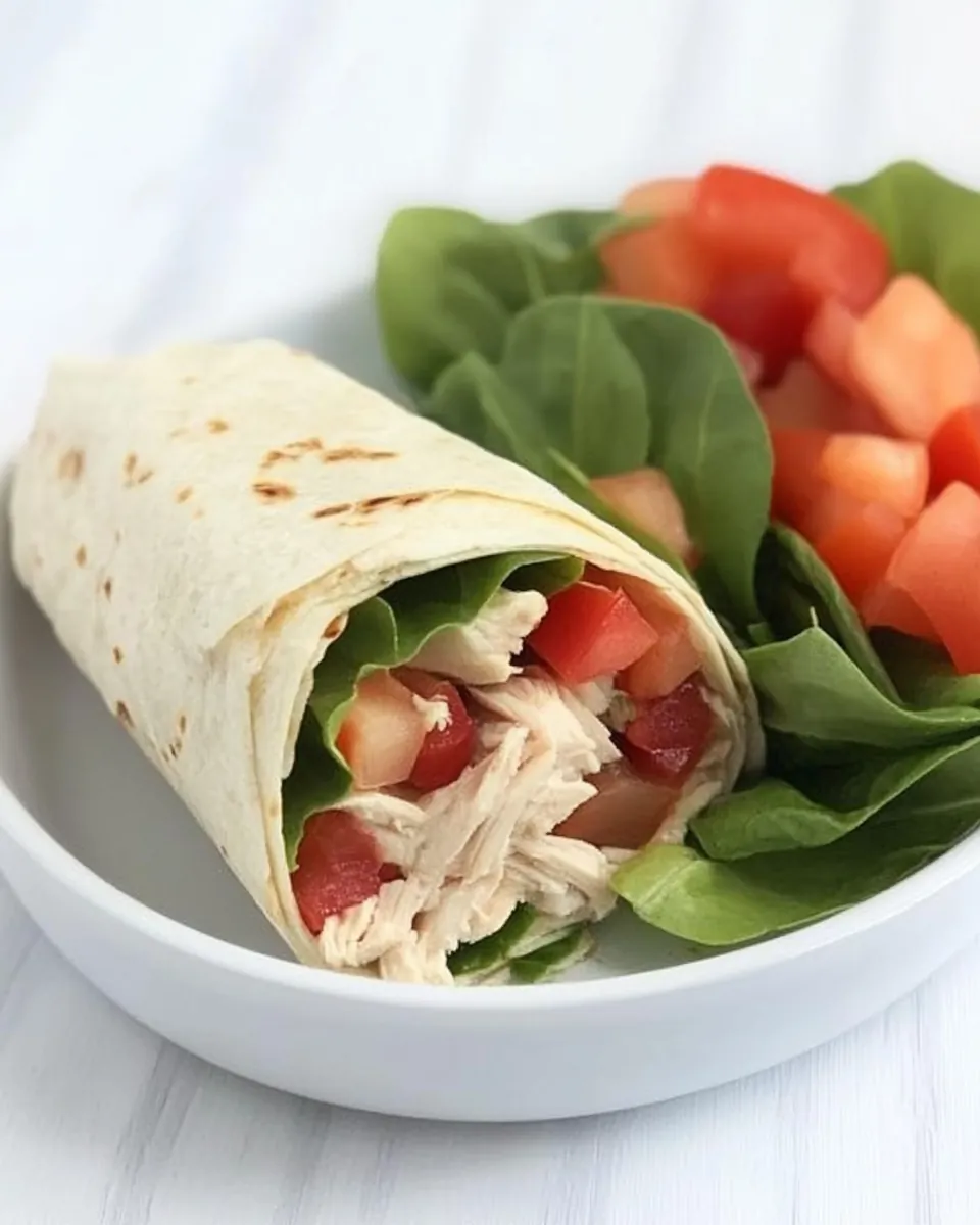 Canned Chicken Wrap