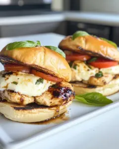 Caprese Chicken Sandwiches