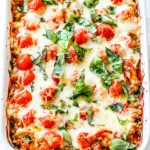 Caprese Chicken Quinoa Casserole