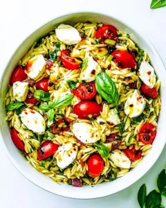 Caprese Orzo Salad