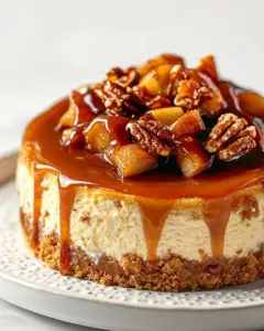 Caramel Apple Cheesecake