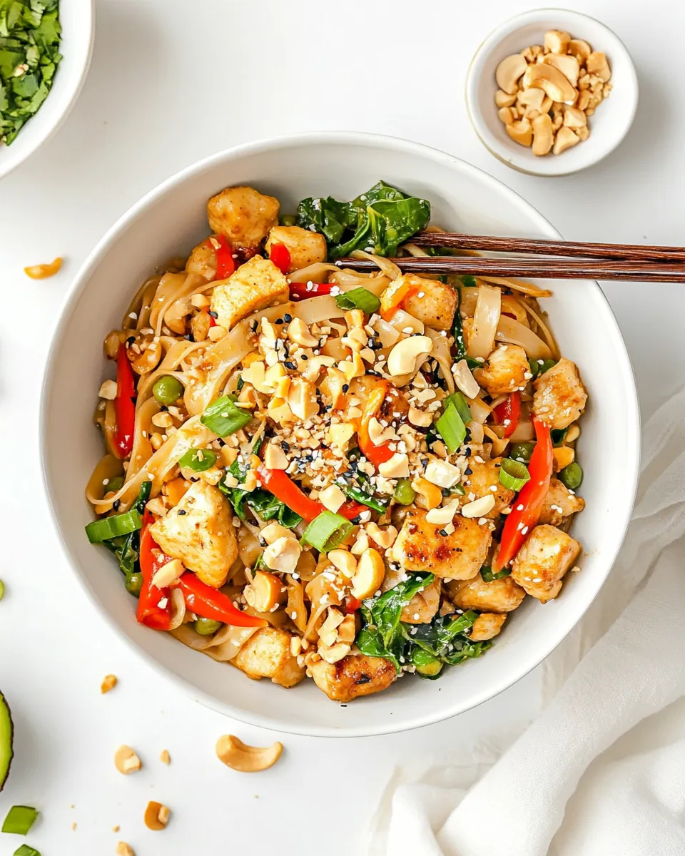 Cashew Chicken Pad Thai