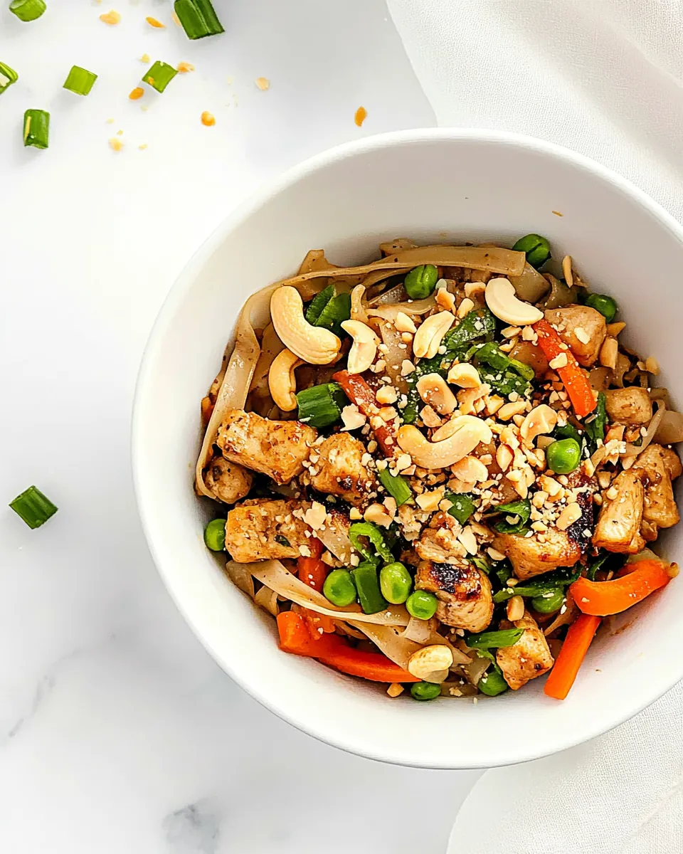 Cashew Chicken Pad Thai