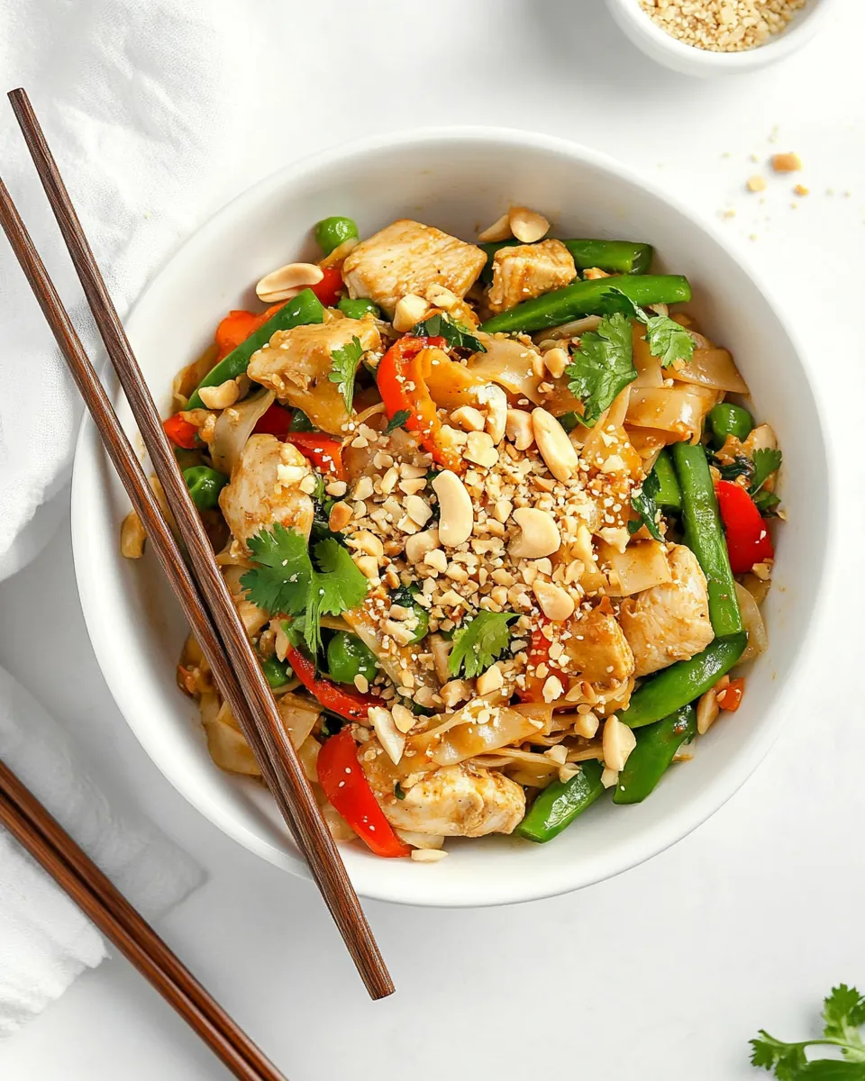 Cashew Chicken Pad Thai