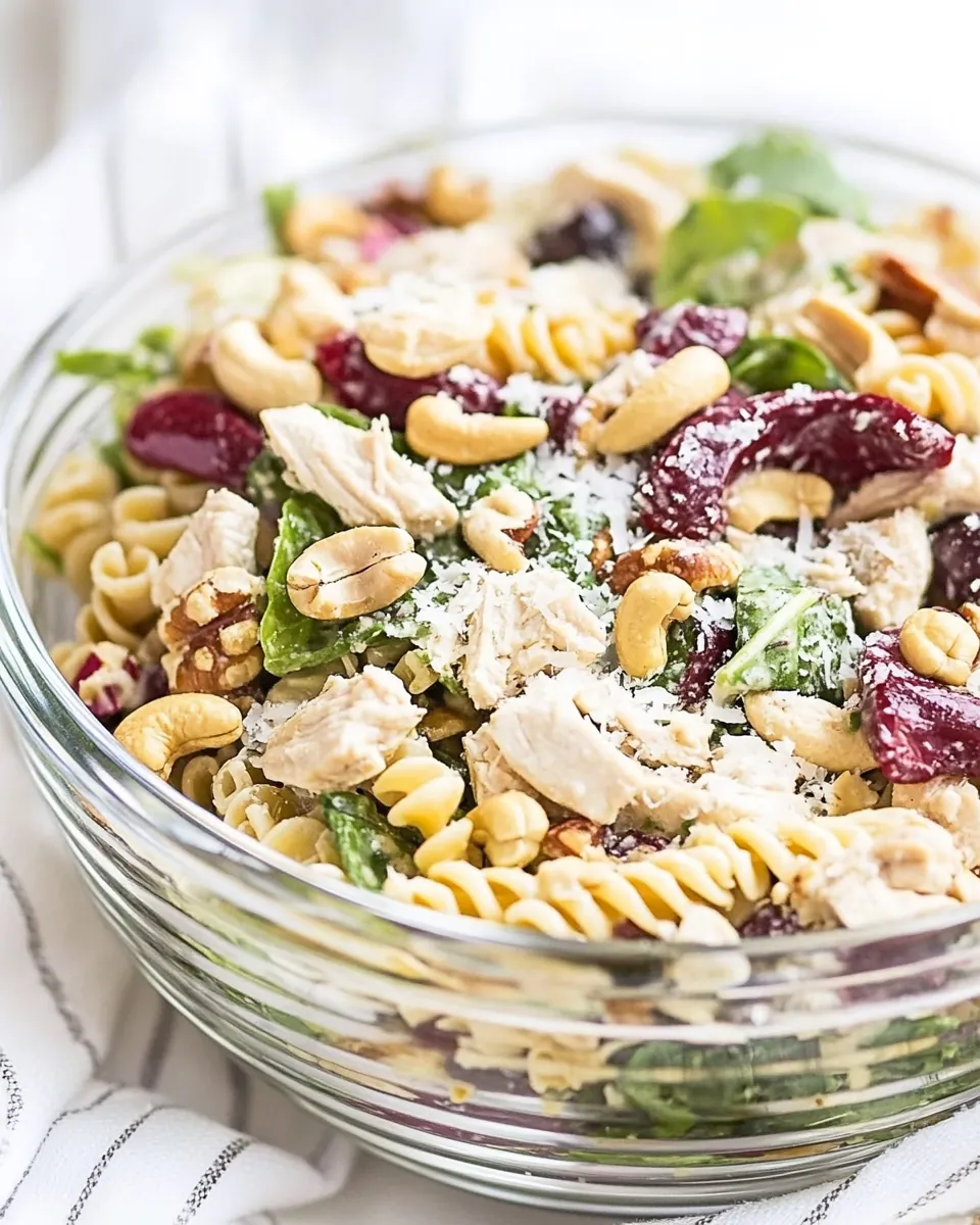 Cashew Chicken Rotini Salad