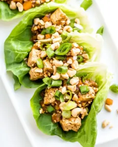 Cashew Tofu Lettuce Wraps
