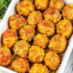 Cheddar Bay Chicken Meatballs