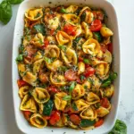 Cheese Tortellini with Summer Veggies