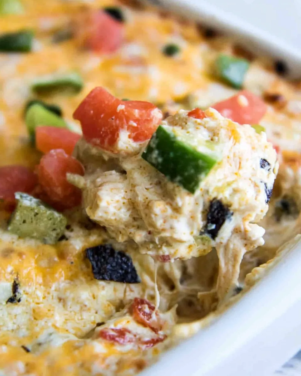 Cheesy Chicken Enchilada Dip
