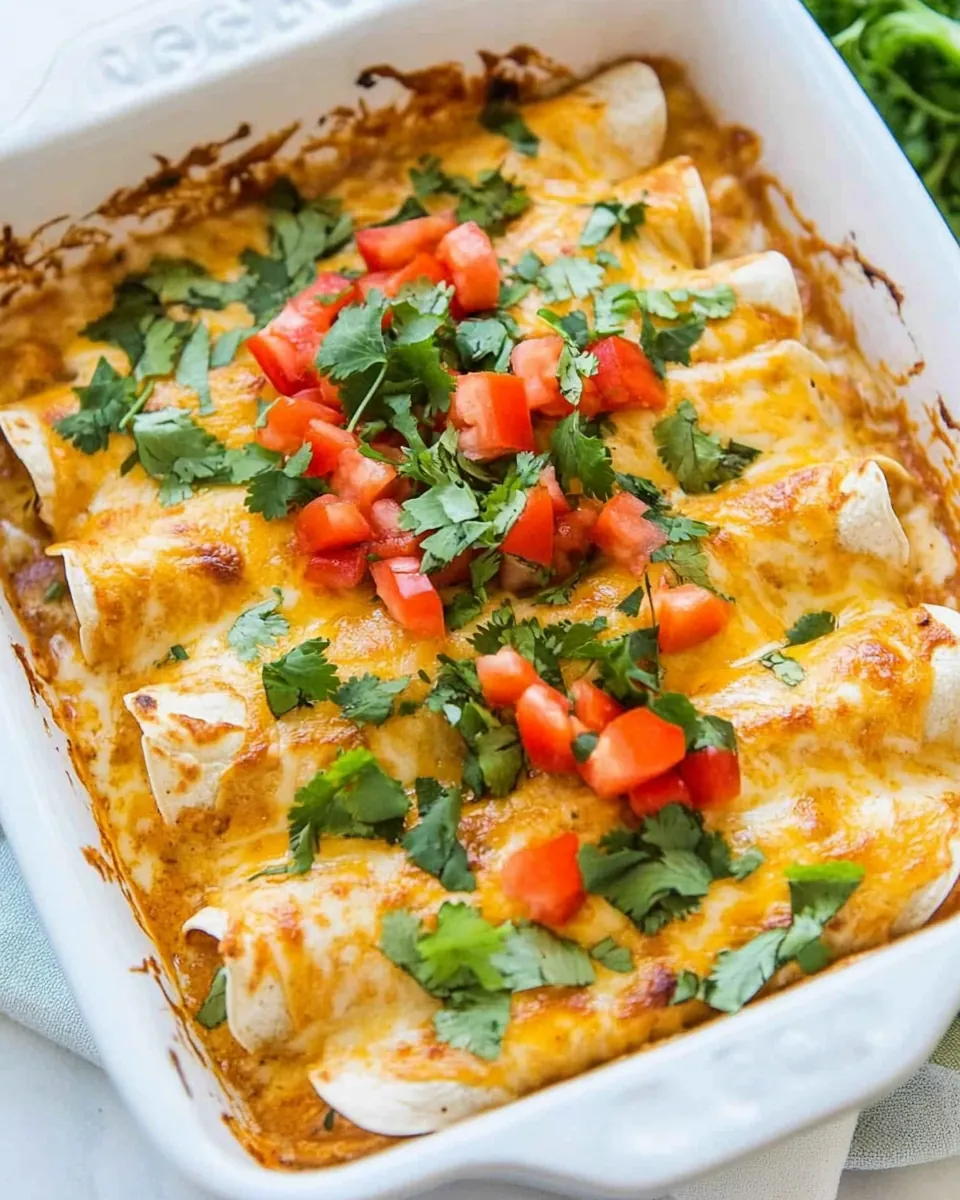Cheesy Chicken Enchiladas