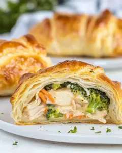 Cheesy Chicken and Broccoli Crescent Ring