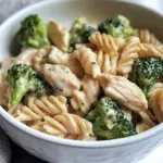 Cheesy Chicken and Broccoli Whole Wheat Pasta