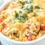 Cheesy Mexican Chicken and Rice