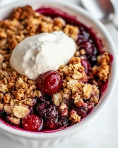 Cherry Crisp