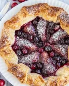 Cherry and Dark Chocolate Galette