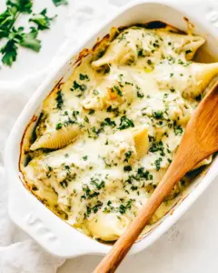Chicken Alfredo Stuffed Shells