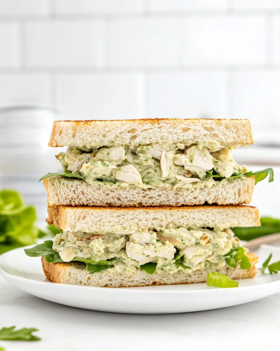 Chicken Almond Salad Sandwiches