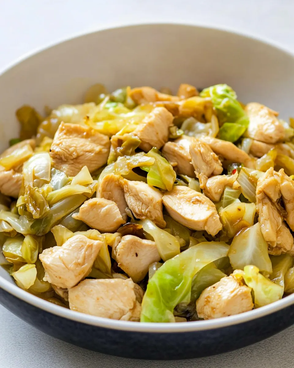 Chicken Cabbage Stir-Fry