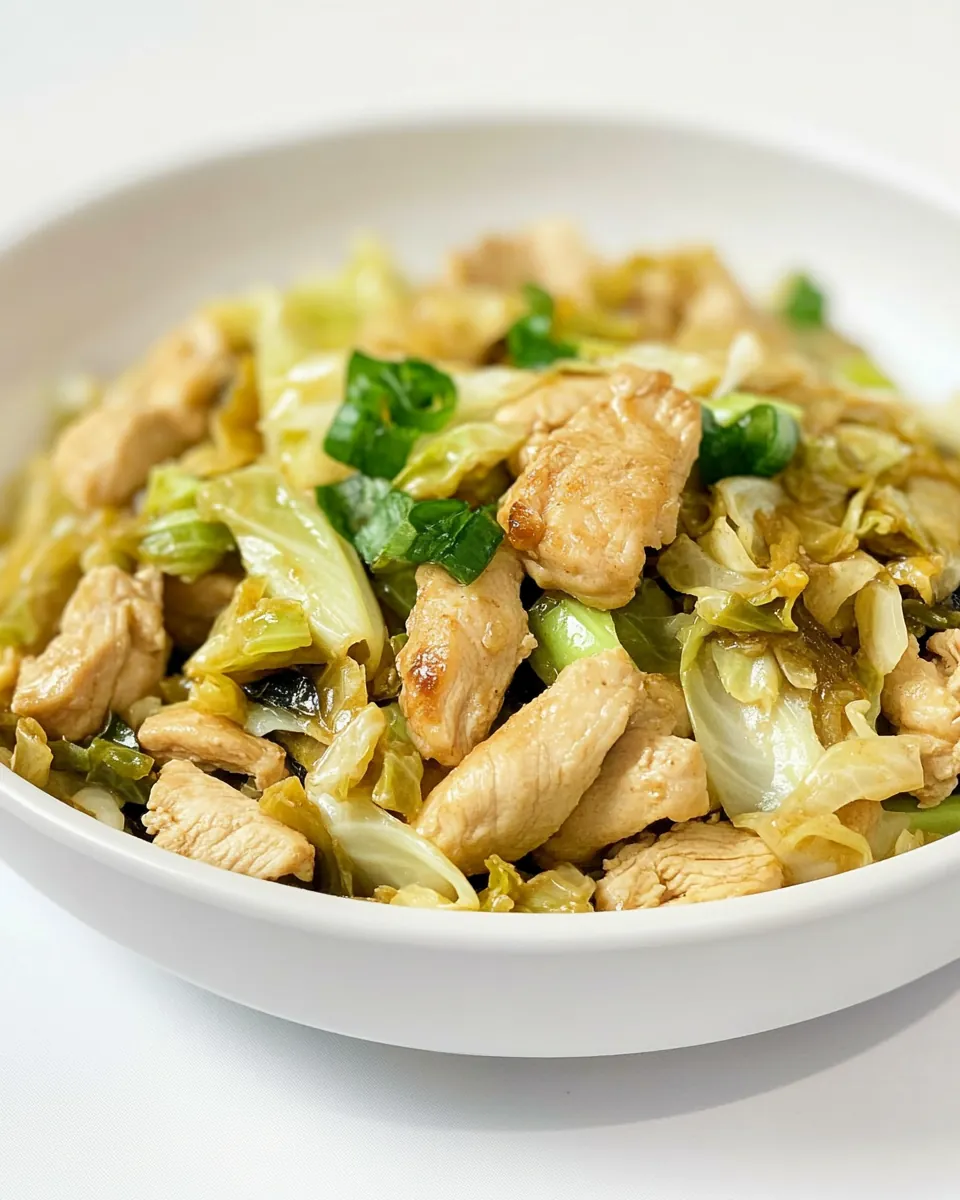 Chicken Cabbage Stir-Fry