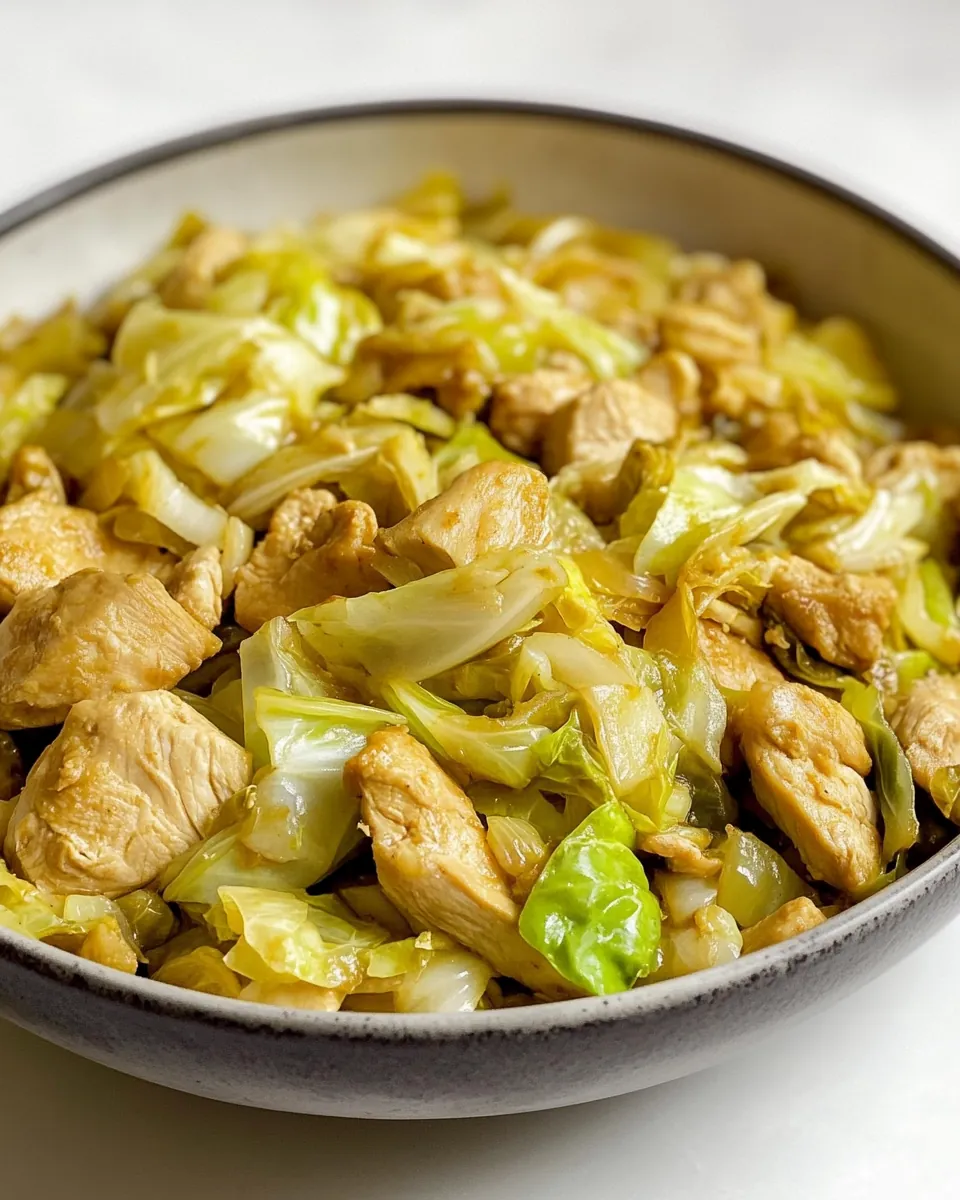 Chicken Cabbage Stir-Fry