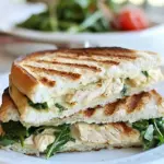 Chicken Arugula Provolone Panini
