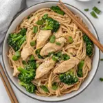 Chicken Broccoli Stir Fry Noodles
