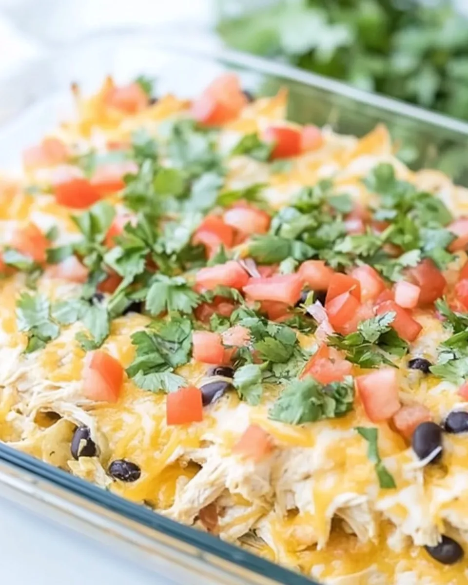 Chicken Burrito Casserole