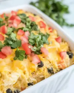 Chicken Burrito Casserole