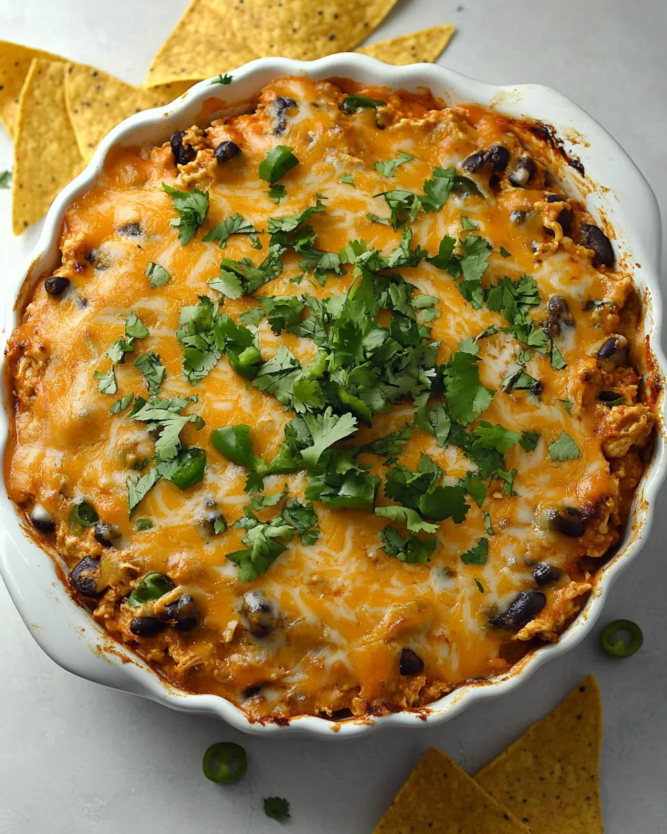 Chicken Burrito Dip