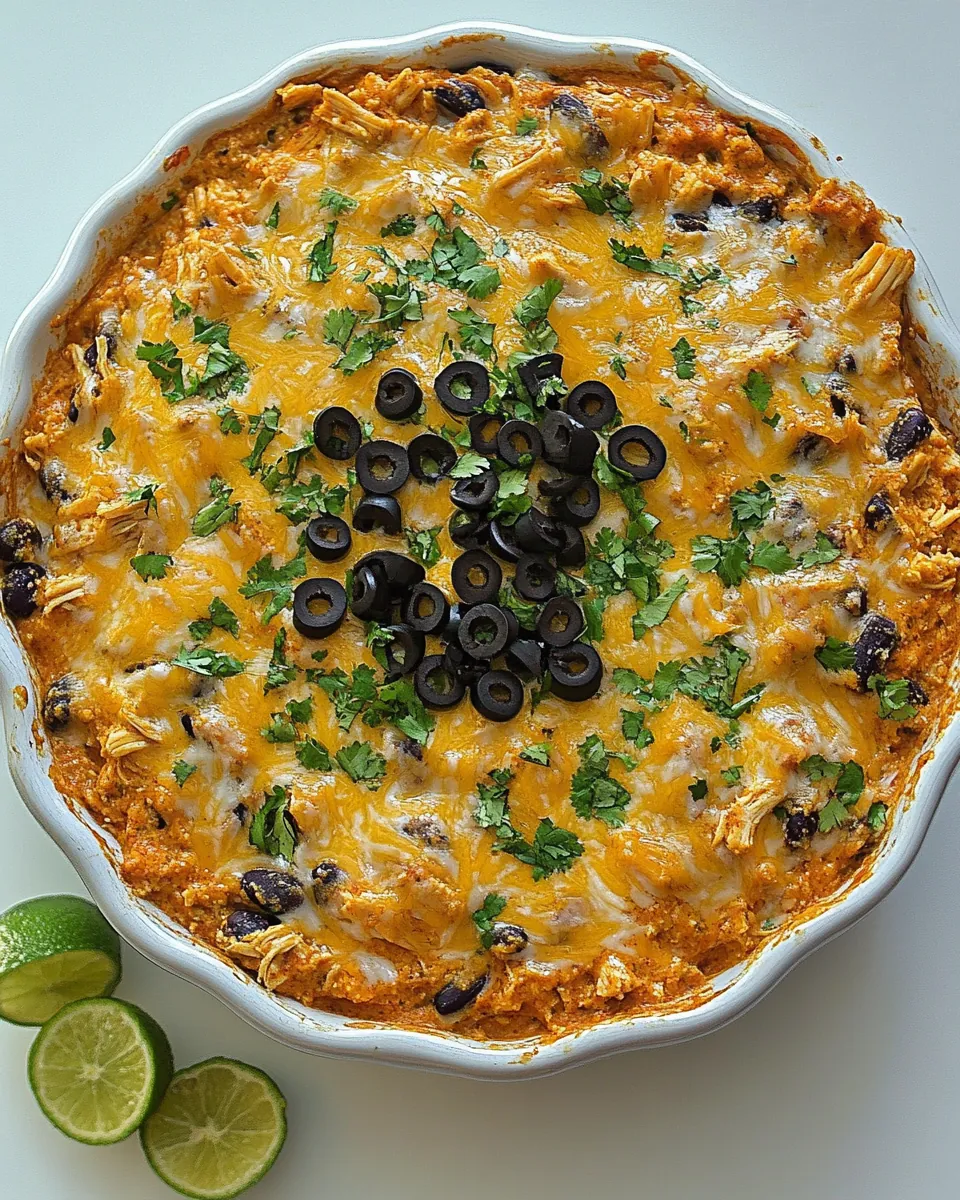 Chicken Burrito Dip