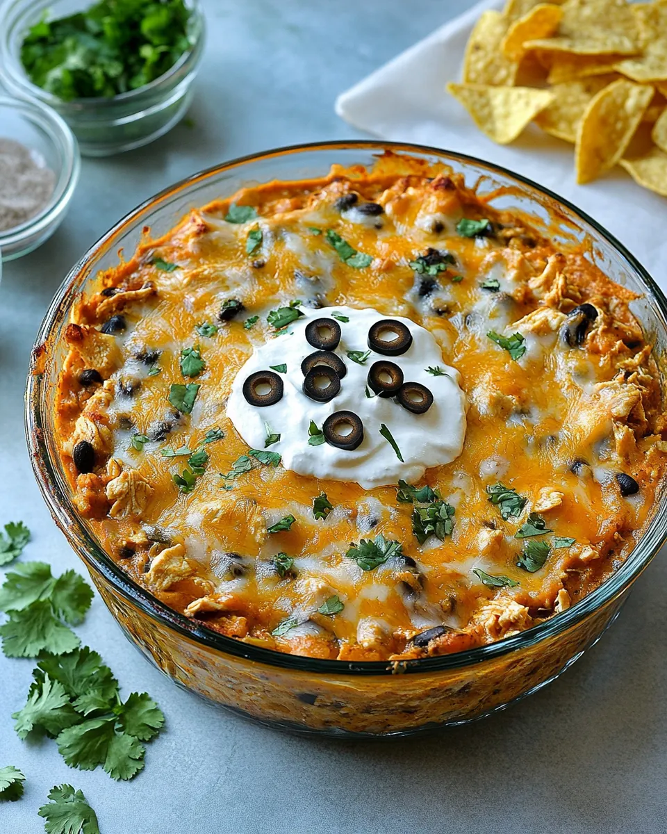 Chicken Burrito Dip