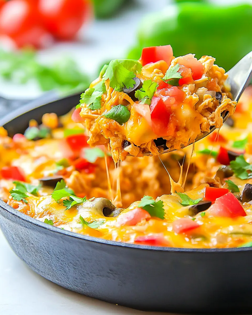 Chicken Burrito Skillet